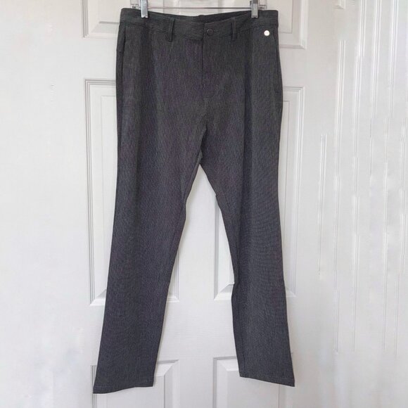 Adidas Crosshatch Pants NEW Mens 32X30 Black White Plaid Primegreen Pockets Golf - Picture 2 of 12